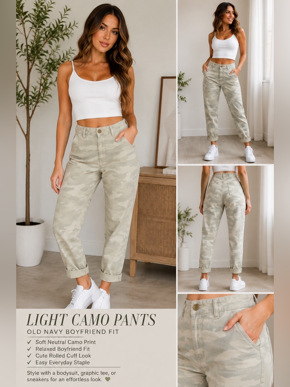 Old Navy Olive Green Chino Pants